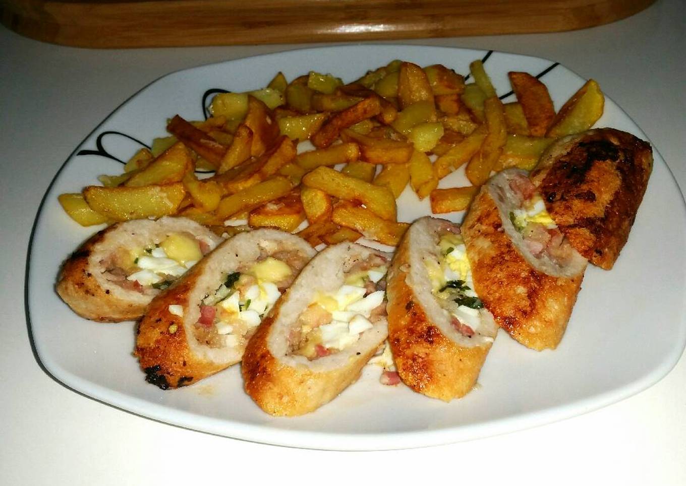 Salchichas caseras de pechuga