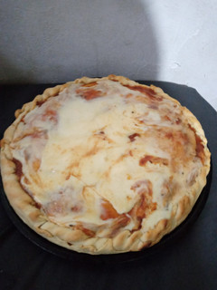 Una foto de Pizza rellena fácil