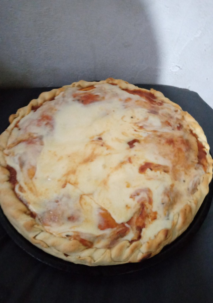 Una foto de Pizza rellena fácil