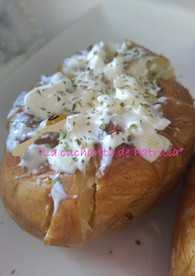 Una foto de Patata rellena de queso