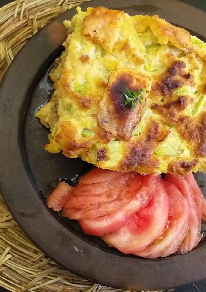 Una foto de Budín de zapallo italiano con carne