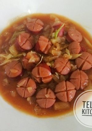 Foto resep Sosis Bumbu Saus Tomat