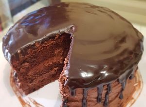 Foto resep Chocolate cake / spongecake coklat