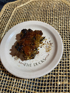 Una foto de Tarta Crumble vegano de chocolate y naranja