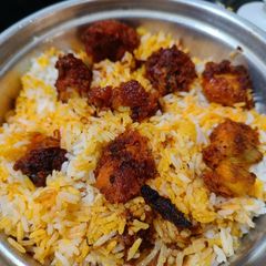 A picture of Chicken Fry Biryani- Kids favorite.