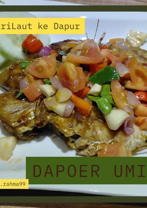 Foto resep Ikan panggang saus tiram tabur sambel dabu-dabu