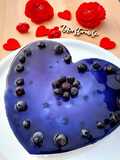 Heidelbeer-Marshmallow Torte