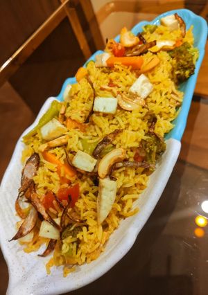 A picture of Restaurant-Style Veg Pulao.