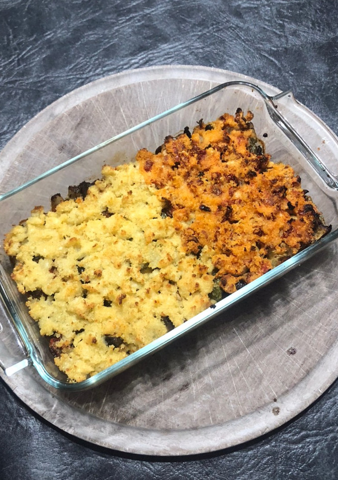 Una foto de Crumble de Verduras