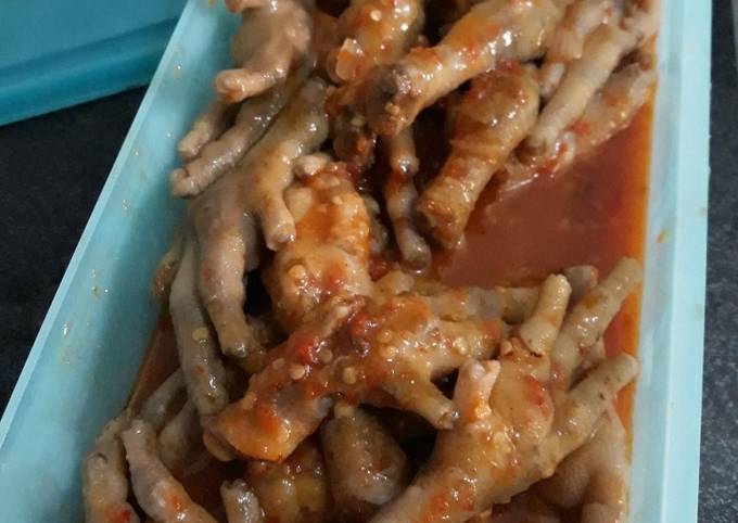 Resep Ceker Asam Manis Pedas Oleh Latifah Cookpad