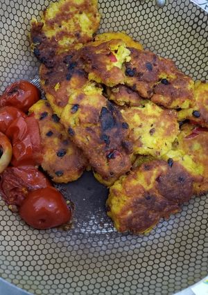 عکسی از دستور کوکوی سیب زمینی پخته