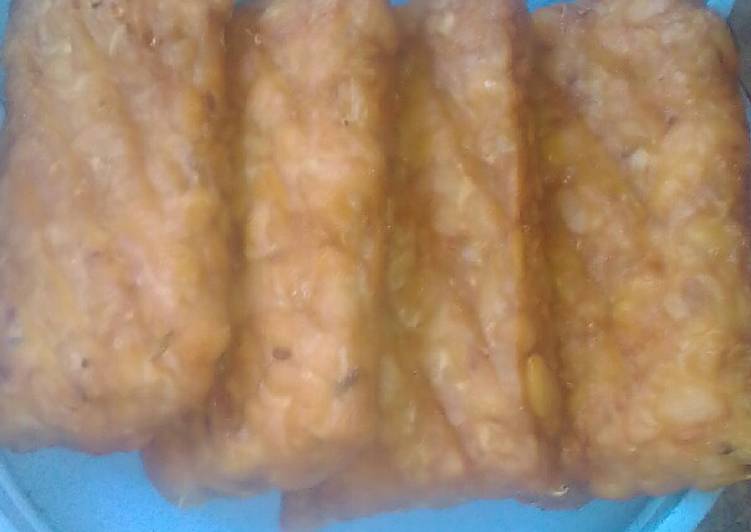 Tempe goreng bumbu ketumbar