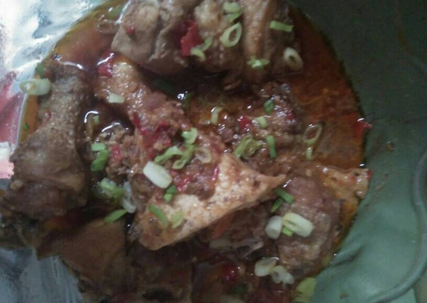 Ayam Balado bumbu kacang