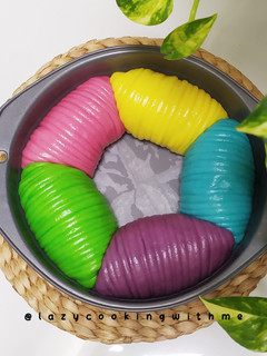 Foto resep Rainbow Wool Roll bao/ steamed buns / bakpao