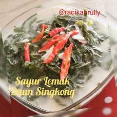 Sayur Lemak Daun Singkong রেসিপির প্রধান ছবি