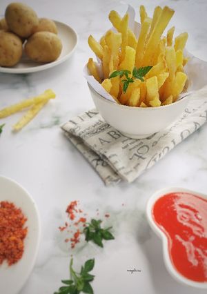 Foto resep French fries (kentang goreng ala KFC)