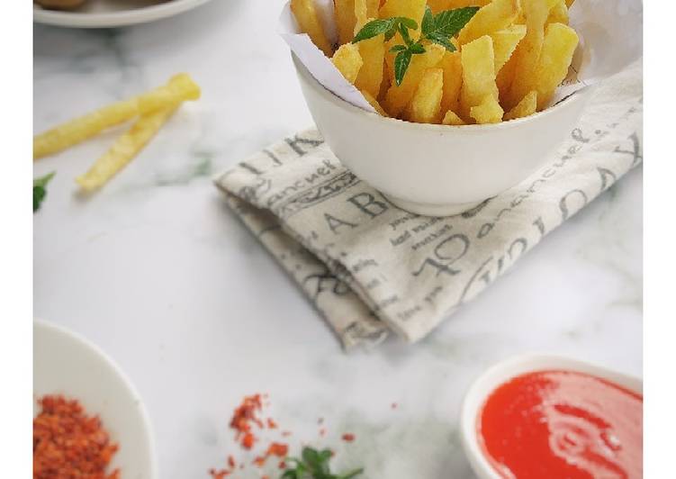 French fries (kentang goreng ala KFC)