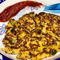 A picture of Masala omelette in my style.