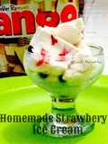 Homemade Strawberry Ice Cream