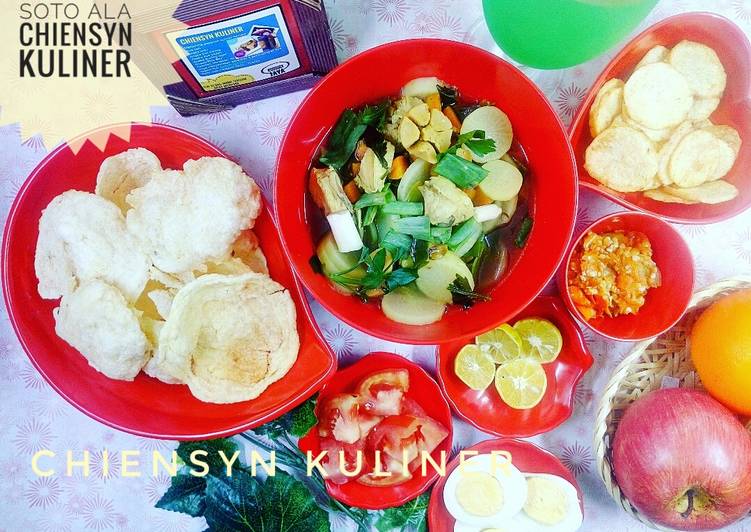 Langkah Mudah Memasak Soto ala Chiensyn Kuliner, Maknyuss