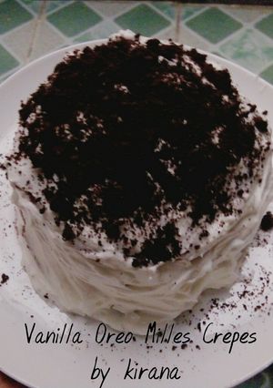 Foto resep Vanilla Oreo Milles Crepes