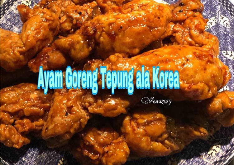 Resep Ayam Goreng Tepung ala Korea yang Lezat