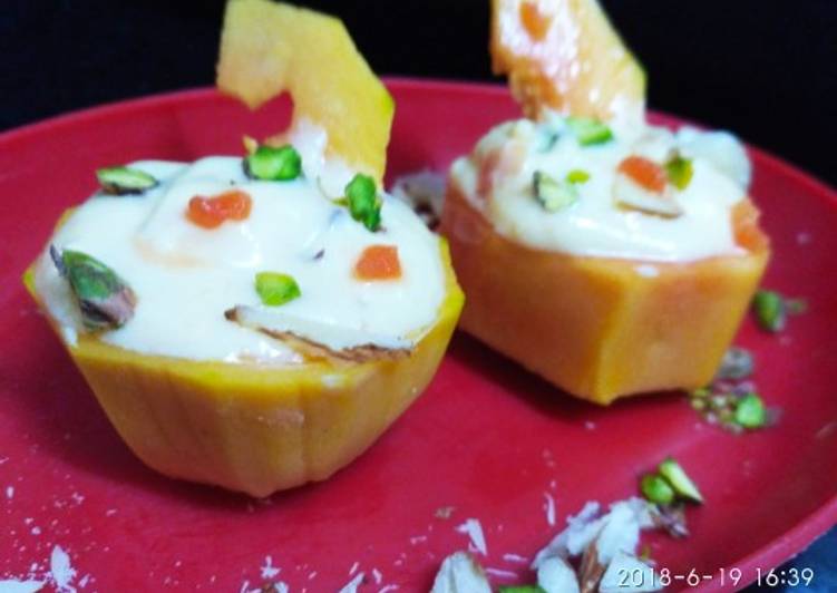 Recipe of Quick Papaya srikand