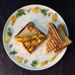 Grilled aloo sandwich A picture of Grilled aloo sandwich.