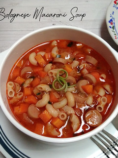 Foto resep 517.Bolognese Macaroni Soup