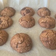 A picture of Buckwheat Chocolate Chip Cookies.
