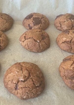 A picture of Buckwheat Chocolate Chip Cookies.