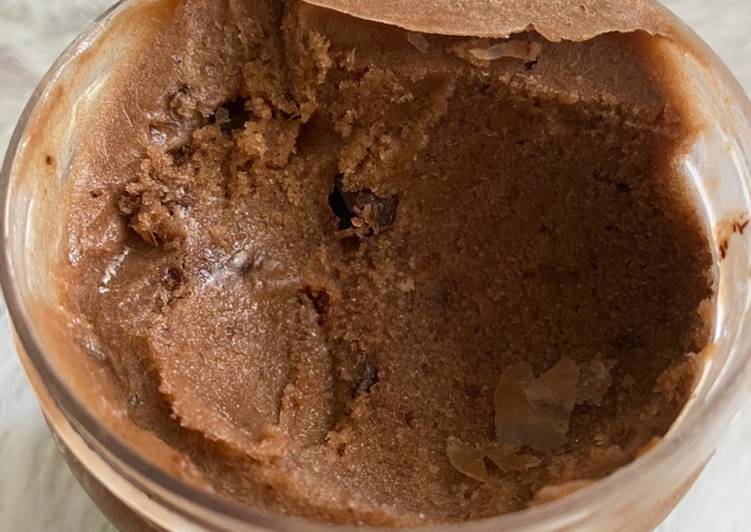 Cara Gampang Menyiapkan Homemade Es Krim Capucino (diet snack) yang Enak