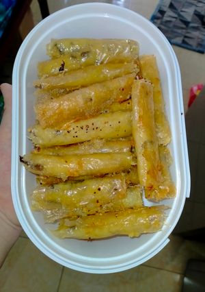 Hình của món Chả đậu gà chay.