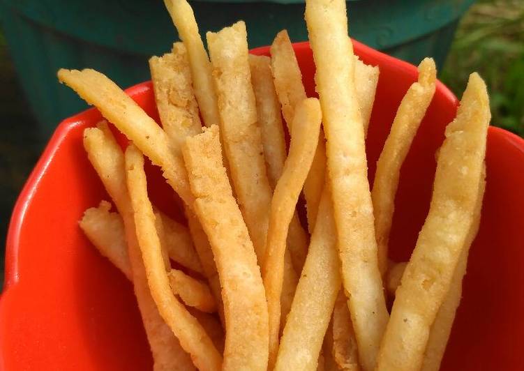 Resep Stik mocaf talas no gluten (no terigu) super renyah yang Enak