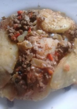 Una foto de Pastel de papas diferente
