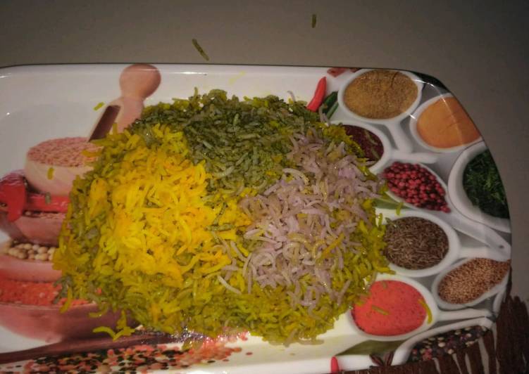 Recipe of Homemade Tri colour rice