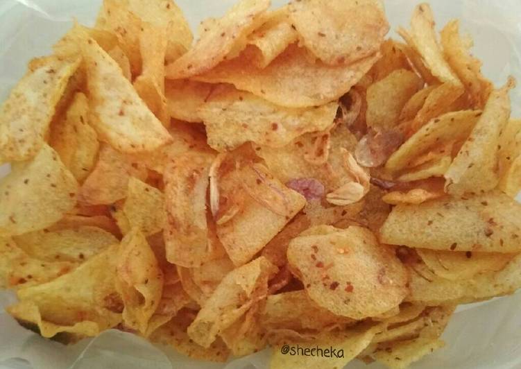 Resep Keripik Kentang Ebi Oleh Shecheka Cookpad