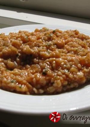A picture of Risotto... with trahana.