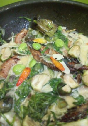 Foto resep Tuna Santan Pete Kemangi