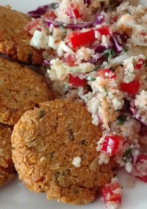 Una foto de Falafels (Croquetas de Garbanzo) #VEGAN
