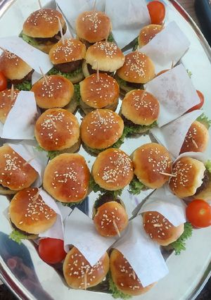 Mini hamburgerek recept fotója