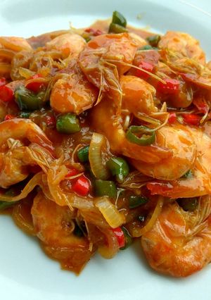 Foto resep Udang saus padang