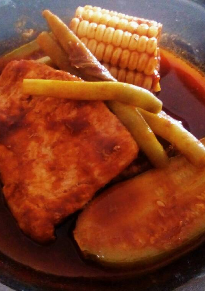 Una foto de Mole de olla 🌶🌽🐽🌶