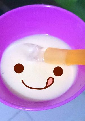 Foto resep MPASI (untuk selingan) - Plain Yogurt with Orange Water