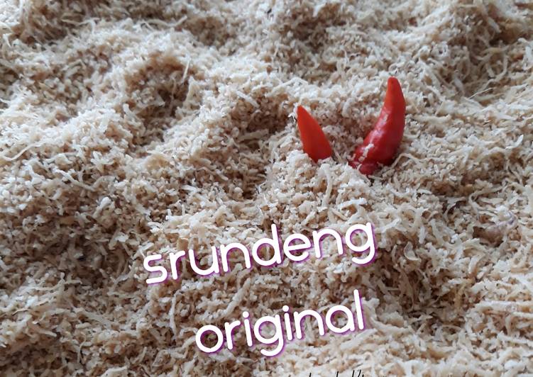 Cara Bikin Srundeng original bahan sederhana