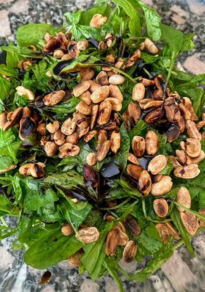 Una foto de Ensalada de rúcula