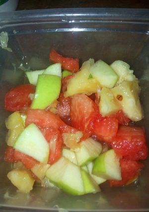 A picture of Fruits salad.