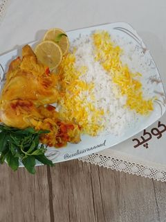 عکسی از دستور مرغ کاراملی