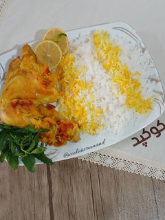 عکسی از دستور مرغ کاراملی