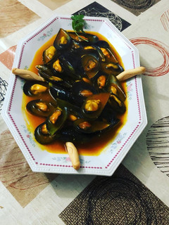 Una foto de Mejillones a la marinera